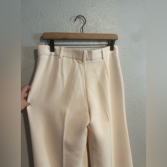 MNG mango ivory wide leg trouser pants - Picture 8 of 10